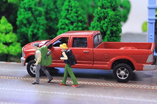 zalati Travelers Miniature Toy Set 5pcs Figures Character 1:64 Simulation Statue Model Toy for Decoration - Image 3