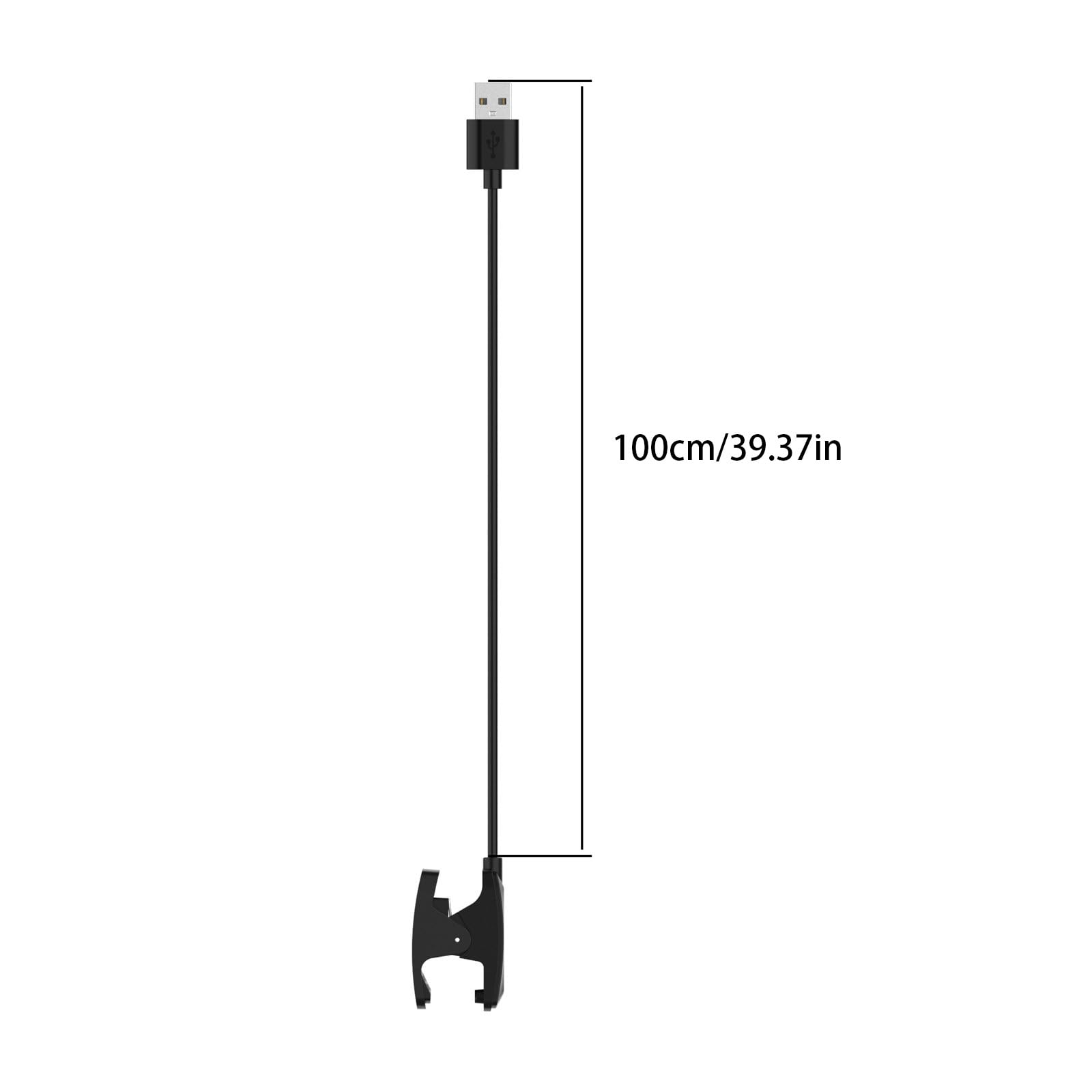 Câble de charge USB de 100 cm pour charge et synchronisation de données pour Descent G1 Solar Letel Smartwatch Alimentation pour cordon de montre intelligente Descent