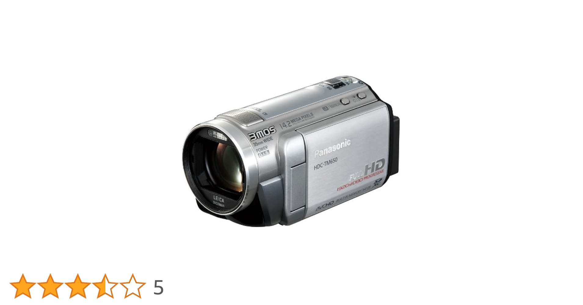 Panasonic デジタルハイビジョンビデオカメラ　HDC-TM650 Panasonic デジタルハイビジョンビデオカメラ HDC-TM650