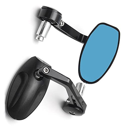 Espejos de manillar para motocicleta Yamaha MT 07 09 y FZ con extremos de barra universales
