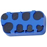 Zktfyshk Universal-Münzhalter, tragbarer Auto-Wechselhalter, Organizer, Auto, LKW, Zubehör, Münzsortierer, Autos, Geldbörse, Taschen, Münzsortierer, blau