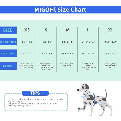 Image of MIGOHI Soft Dog Calming Vest for Thunderstorm, Fireworks, Travel & Separation - Anxiety Relief for Small Dogs, Shell Pink, XS