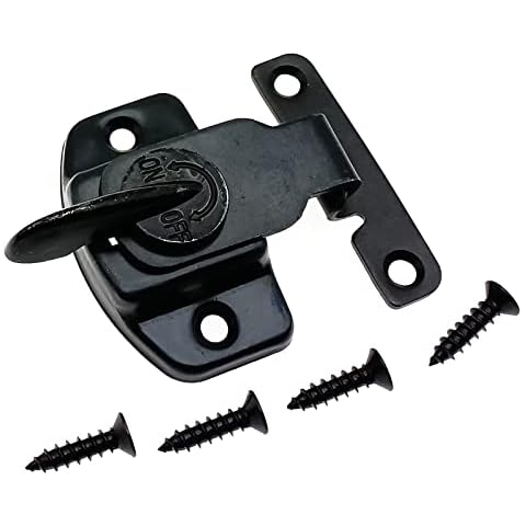 4 Pack Dining Table Lock Heavy Duty Align-N-Lock Table Locks Leaf Buckle Connector with Screws for Extension Tables/Computer Workstations and Conference [FDXGYH, Black] Cover