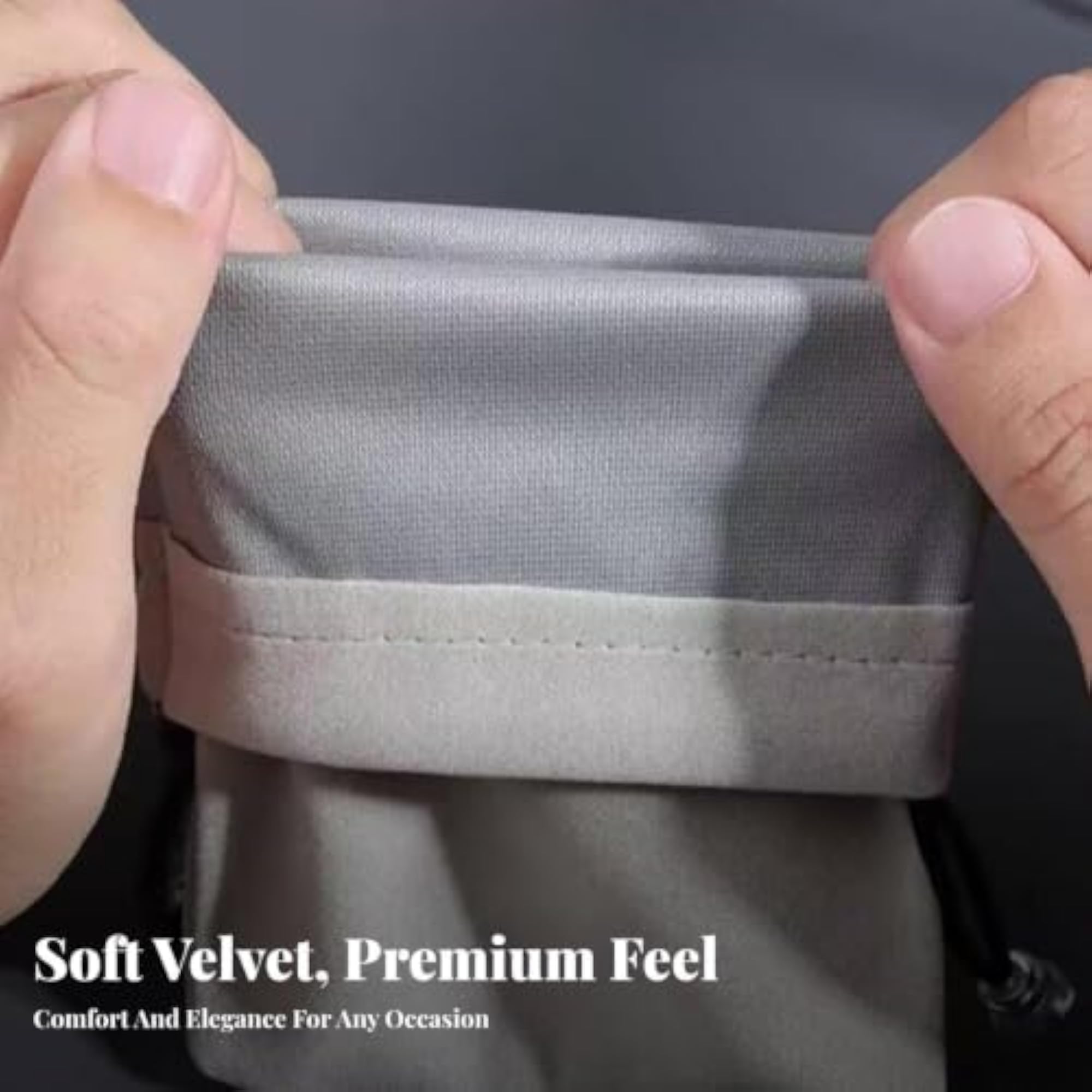 Flannel Drawstring Pouch for Electronics Organizer