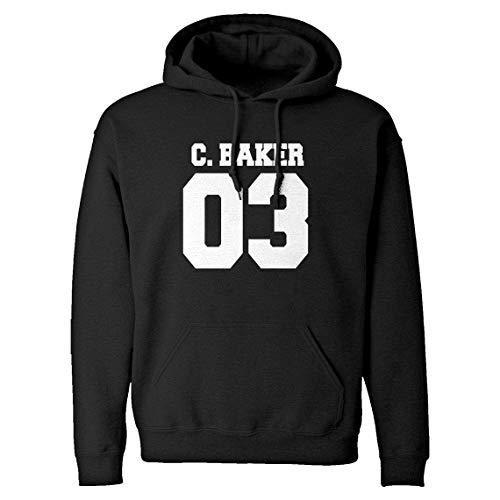 Hoodie C. Baker 03 Large Black Hooded Sweatshirt
