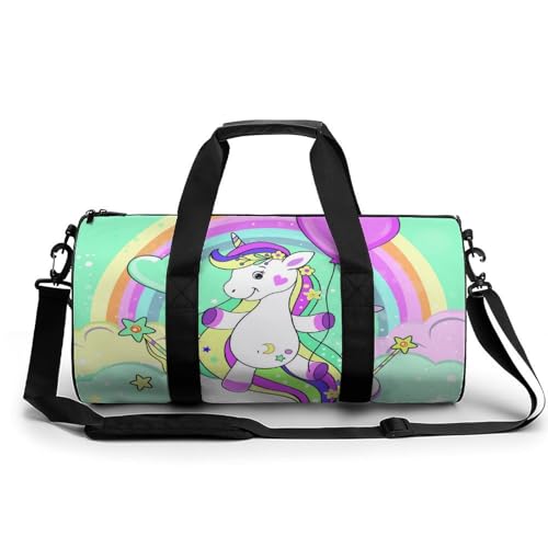 Sac week-end duffel bag licorne spacieux pour ne rien oublier