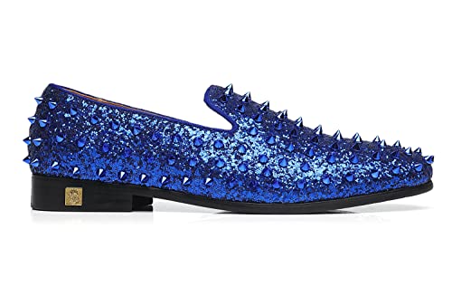 Image of Men's Studded Loafers Spikes Rivets Luxury Dress Wedding Party Prom Shoes