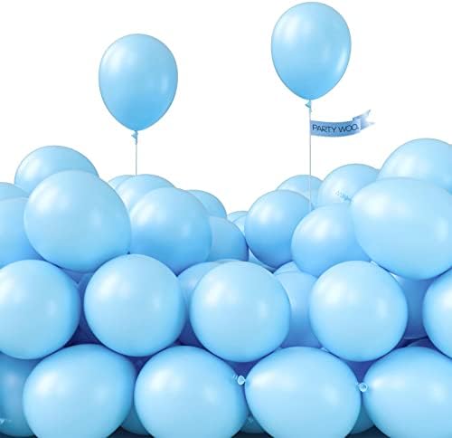 PartyWoo Blue Balloons, 100 pcs 5 Inch Royal Blue Balloons, Dark Blue Balloons for Balloon Garland Arch as Party Decorations, Birthday Decorations, Wedding Decorations, Baby Shower Decorations