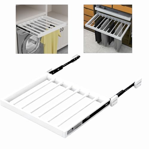 Barre de suspension pour vêtements et linge au-dessus du sèche-linge