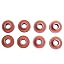 Red 8pcs