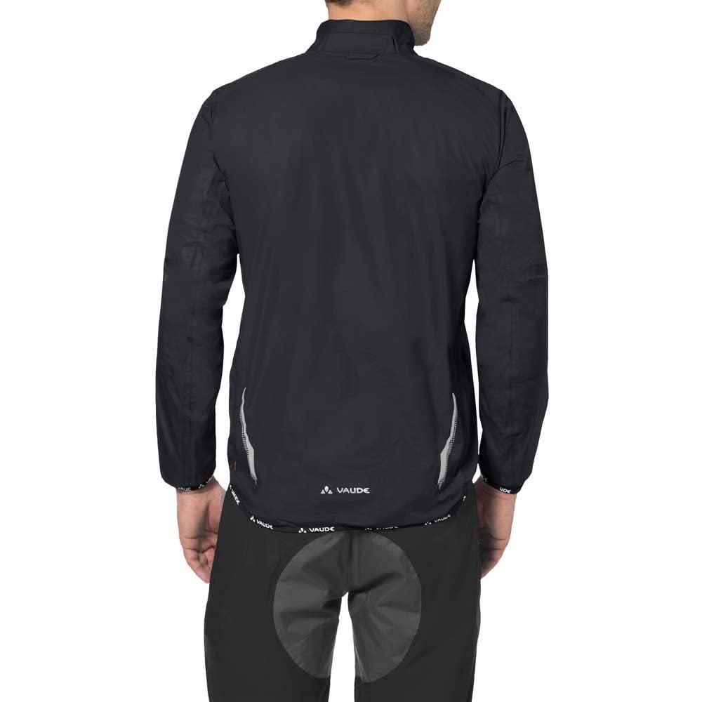 VAUDE Herren Drop Jacket III, wasserdicht, leicht – Black Uni – Gr. S | Regenjacke Herren wasserdicht – atmungsaktiv – Fahrradjacke winddicht – 185 g leicht – ideal für Gravel, Rennrad und MTB