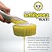 The Original Smiling Handle with Soap Dispensing for Scrub Daddy (Reg. TM) Sponge and Scrub Moji Sponge (White)