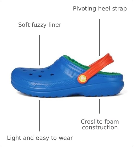 Image of Crocs Kids' Classic Lined Kids Clog