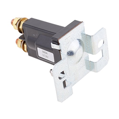 balikha DC24V 500A Interruptor de Relé Isolador Automático de Bateria Dupla de Plástico Preto para C