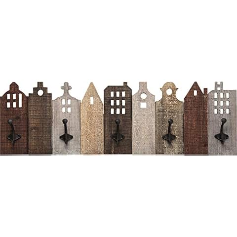 Kare Design Garderobe Terrace, Garderobenleiste mit 5 Garderobenhaken aus Stahl Cover