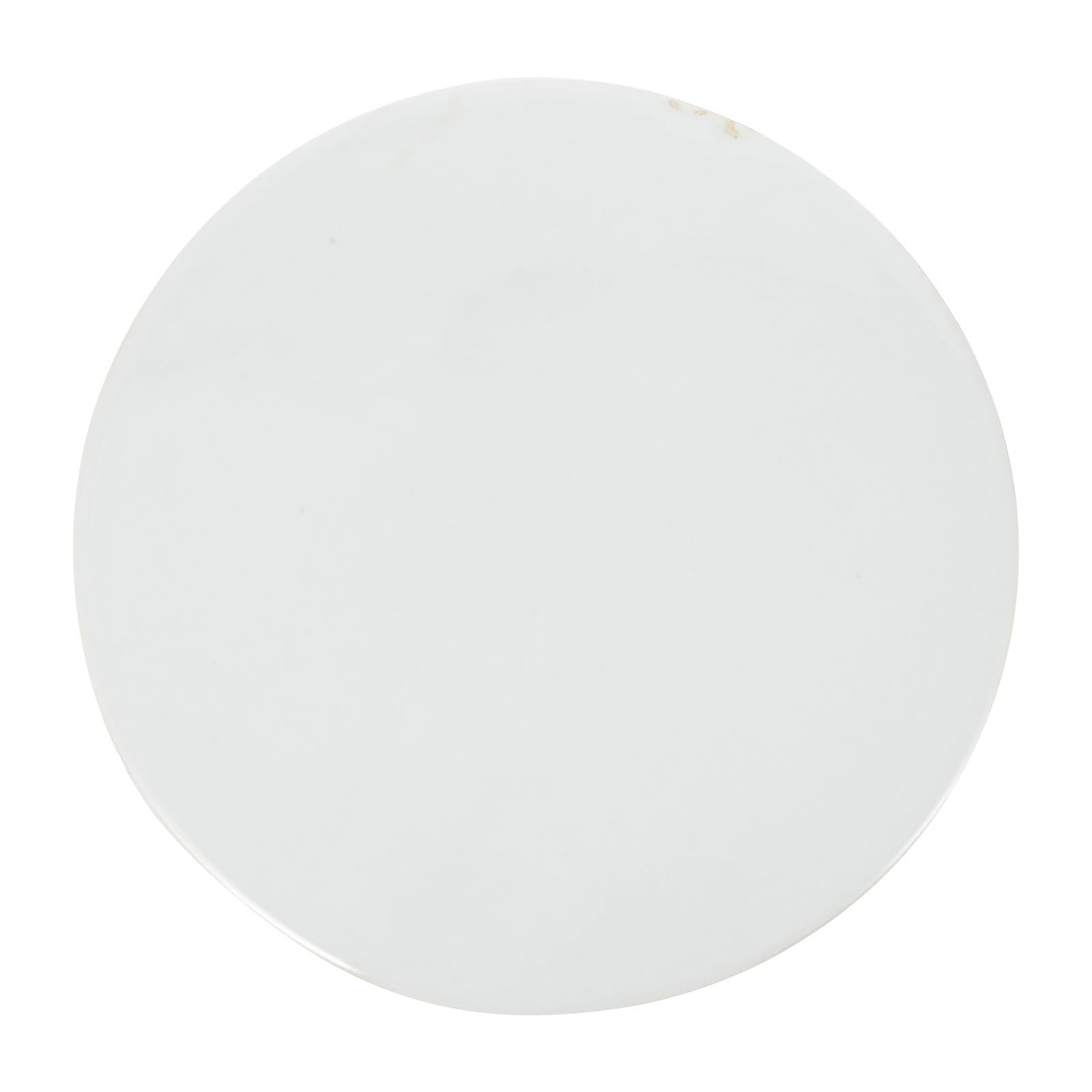 PACKOVE Plato de Cerámica sin Terminar para Pintar Diy, Superficie Lisa, Color Blanco, Material Cerámico, Adecuado para Entrenamiento de Arte y Hobby Creativo para Niños