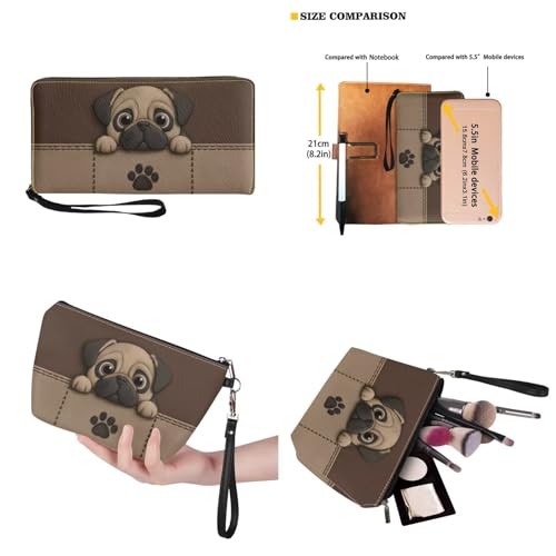 Conjunto de 3 Bolsos Tote para Mujer con Cartera miniatura 3