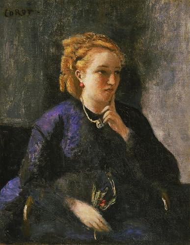 Image sur toile impression tableaux peinture portrait femme Corot