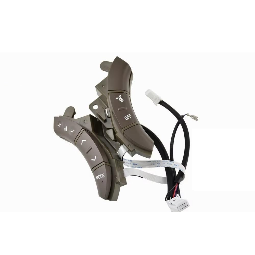 Botón Control Crucero Volante Interruptor De Control del Volante Negro 75B037 84258-58010-C0 para Toyota para Highlander para Land para Cruiser 2003-2009