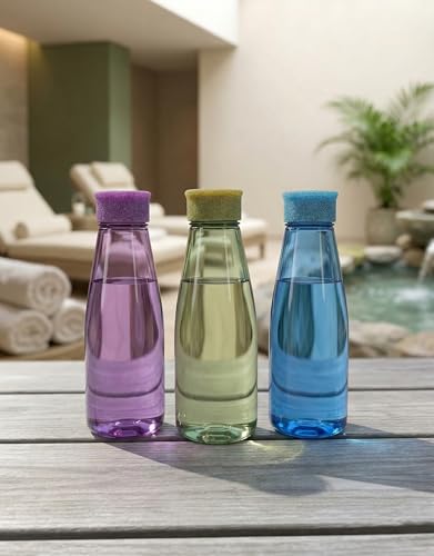 Image of Premium Plastic Water Bottle Set, BPA-Free, Leakproof, Reusable for Daily Use -Pack of 3 Water Bottles (780ml Each)