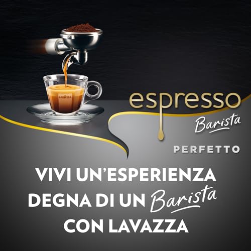 Lavazza, Espresso Barista Perfetto, Caffè in Grani Tostati a Tamburo, Ideali per Macchine da Caffè Espresso, con Note Aromatiche Floreali, 100% Arabica, Intensità 6/10, 1 kg - 2