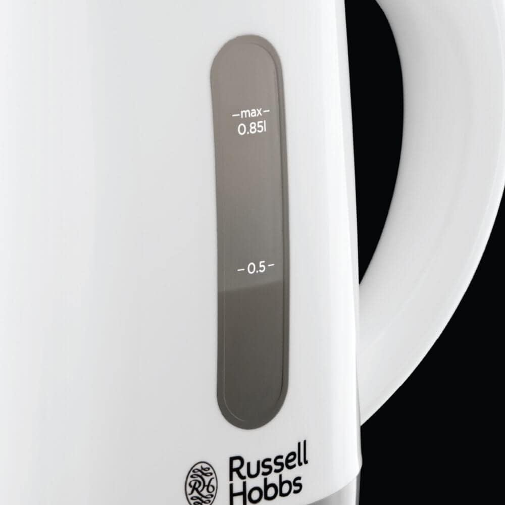 Russell Hobbs Bollitore Elettrico da Viaggio, 0.85 L, 1000 W, 2 Tazze, Filtro Removibile, Plastica, Bianco, Travel 23840-70 image 4