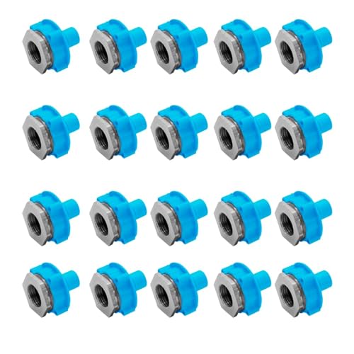 New Ware® Washing Machine Tap Adapter with PVC Thread Connect for Inlet Hose Pipe - Easy Installation, Secure and Leak-Proof Plumbing Solution (Pack of 20)