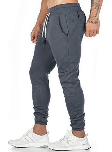 Breampot Heren joggingbroek sportbroek katoen fitness slim fit trainingsbroek vrijetijdsbroek - Image 4