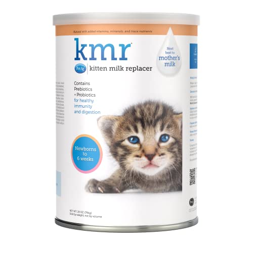 Petag Kmr Kitten Milk Replacer Powder - Prebiotics And Probiotics - Newborn To Six Weeks - Kitten Formula - 28 Oz #TOP1