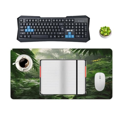 Tropical Rainforest Mouse Pad impermeable y antideslizante miniatura 4