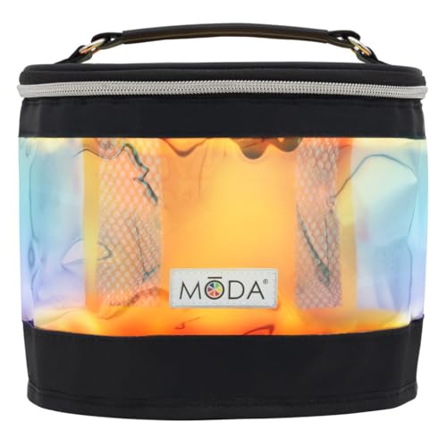 Moda Brush Iridescent Makeup Brush Train Case