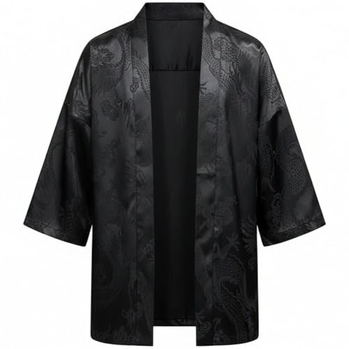Kimono tradicional japonés samurái en jacquard para ropa exterior 2
