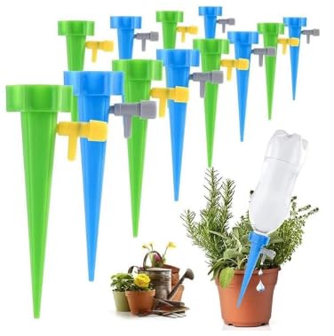 Automatic Watering Set, 20 PCS Bewässerungssystem für Garten, Balkon & Zimmerpflanzen, Plant Water Dispenser mit einstellbarer Wassermenge, Ideal für Watering Indoor Plants & Outdoor-Pflanzen