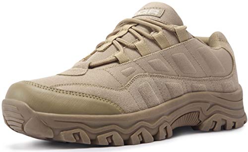 CQR Men's Outdoor Hiking Running Tactical Utility EDC Trekking Training Shoes, Tac Shoes(bl203)