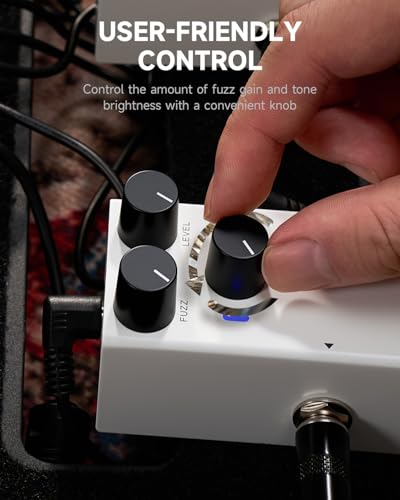 Donner Fuzz Pedal for Electric Guitar, DIY Shell, Analog True Bypass Effects Pedal, Vintage-to-Modern Fuzz Tone（EMBARK 07） - image 6