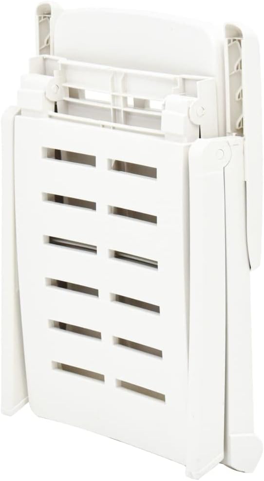 Folding Sun Lounger,Outdoor Lounge Chairs,Garden Sunlounger,Patio Lounge Chair,Backyard Furniture,Sun Lounge Bed,Weather-Resistant,for Beach,Patio,Backyard, Plastic White