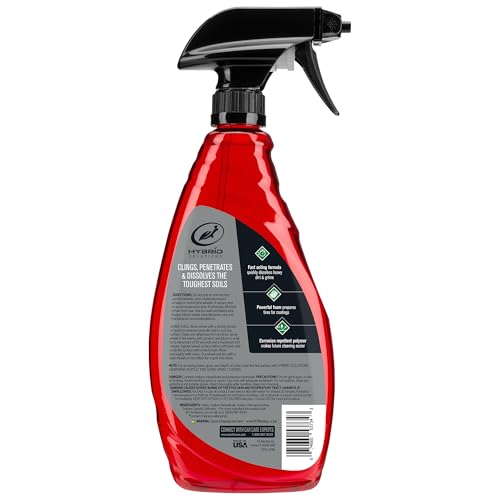 Turtle Wax Hybrid Solutions Hyper Foam Wheel and Tyre Cleaner, High-Foaming Formula, Removes Dirt, Iron & Break Dust, Perfect Prep for Tyre Polish, Safe for All Wheels, 680ml (Pack of 1)