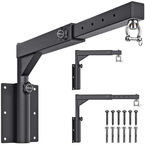 Dolibest Wall Mount Heavy Bag Hanger, Heavy Duty Punching Bag Hanger, Adjustable Boxing Bag Hanger Stand for Home Gym Indoor Outdoor, (800 LB Capacity)