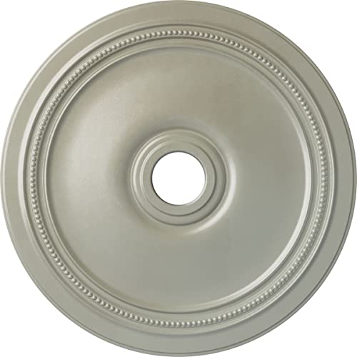 Image of Ekena Millwork CM24DIFCS Diane Ceiling Medallion, 24 inchOD x 3 5 /8 inchID x 1 1 /4 inchP (Fits Canopies up to 6 1 /4 inch), Hand-Painted Flash Copper