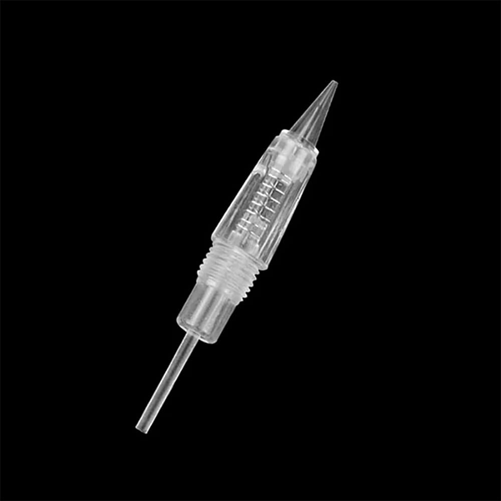 Charmer Princesses Permanent Makeup Needles Cartridges 10pcs 1R1P Professional Disposable Sterile Tattoo Needles for Eyebrow Tattoo Machine Permanent Makeup Pen (1R1P(10pcs))