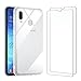 Produktbild NEW'C Hülle für Samsung Galaxy A20e - Ultra Transparent Silikon Weiches TPU Gel und 2 × Panzer Schutz Glas für Samsung Galaxy A20e - Anti Scratch