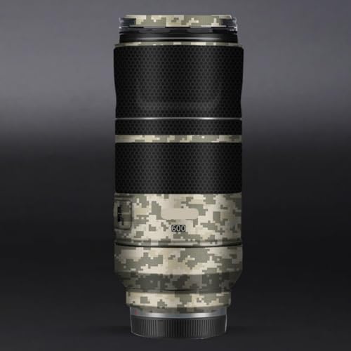 Protection objectif Canon RF 600mm F11 anti-rayure en vinyle camouflage et matrix