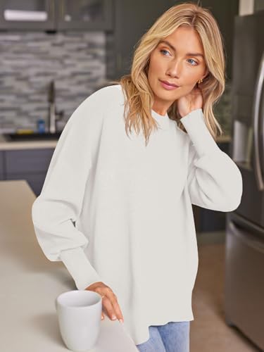 Image of EFAN Womens Oversized Sweaters Batwing Sleeve 2026 Fall Fashion Outfits
