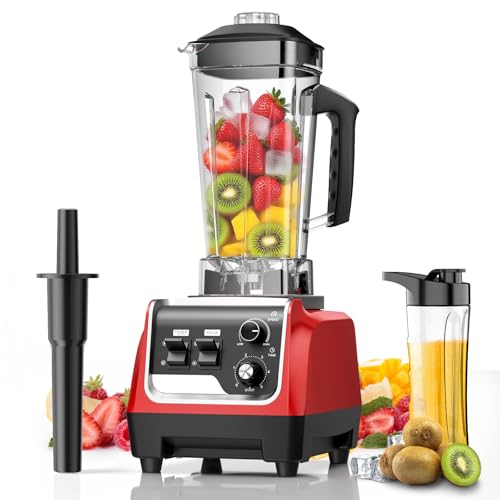 Comparison: Best Blender To Make Frozen Drinks 9 MAGETANG Smoothie Blender, Powerful Blenders for Kitchen with 1800-Watt Motor, 70 Oz Large Capacity and BPA-Free Containers, Countertop Blender for Smoothies, Ice Crushing & Frozen Drinks, Red