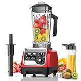 MAGETANG Smoothie Blender, Powerful Blenders for Kitchen with 1800-Watt Motor, 70 Oz Large Capacity and BPA-Free Containers, Countertop Blender for Smoothies, Ice Crushing & Frozen Drinks, Red