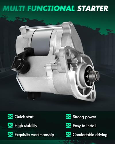 Image of SCITOO Starter Motor fit for Toyota for 4Runner 1984-1993,for Toyota for Celica 1981-1985,for Toyota for Corona 1981-1982,for Toyota for Pickup 1981-1993 Replacement Starter 028000-5900