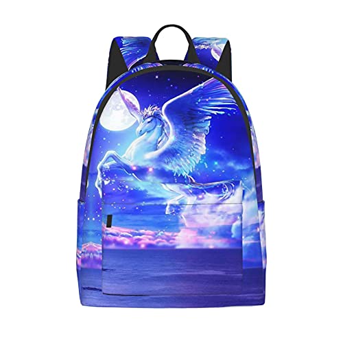 FeHuew 16 inch backpack Galaxy Pegasus Horse Laptop Backpack Full Print School Bookbag Shoulder Bag for Travel Daypack FeHuew 16 inch backpack Galaxy Pegasus Horse Laptop Backpack Full Print School Bookbag Shoulder Bag for Travel Daypack