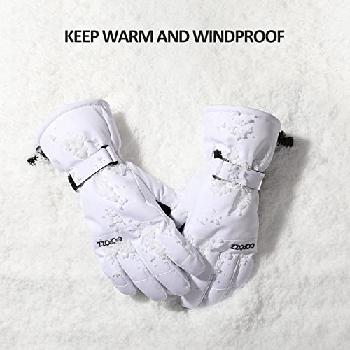 Image of COPOZZ Ski Gloves Men Women, 3M Thinsulate Insulated Thermal Snow Gloves Windproof Winter Gloves Breathable Snowboard Gloves