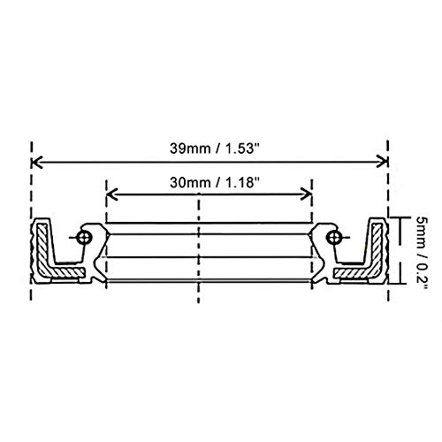 YeVhear - Guarnizione idraulica, albero del