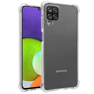 Sidande Case for Galaxy A22 Case, Samsung A22/Galaxy M32 (Global)/Galaxy M22 Case for Girls Women, Clear Transparent Soft Flexible TPU Slim Phone Protective Case Cover for Samsung Galaxy A22 Clear